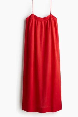 H&M Krinklet stroppekjole