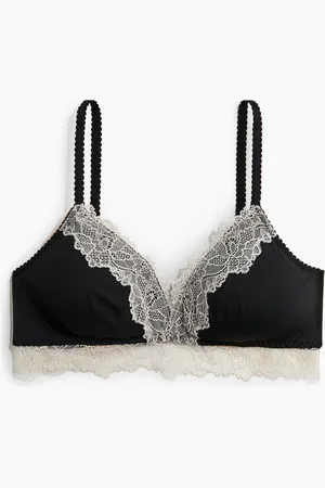 H&M Vattert BH i micro og blonde