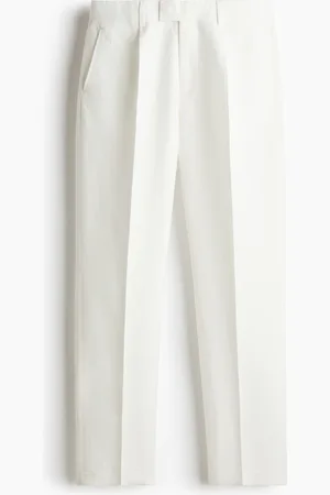 H&M Regular Fit Dressbukse i linmiks