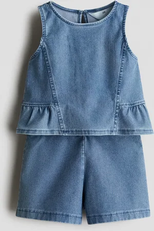 H&M 2-delt sett i denimlook