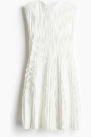 H&M Ribbestrikket tubekjole