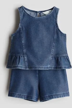 H&M 2-delt sett i denimlook