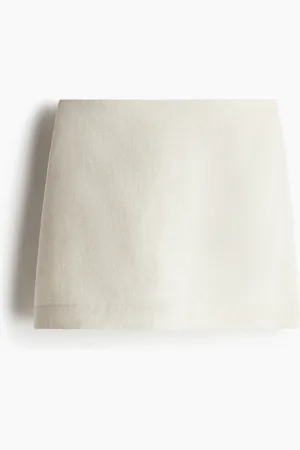 H&M Miniskort i linmiks