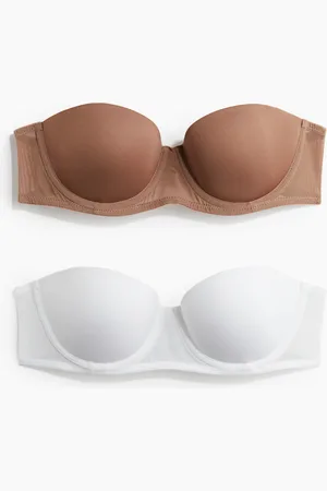 H&M 2-pack vattert balconette-BH i micro