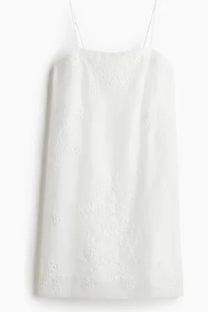 H&M Stroppekjole i engelsk blonde