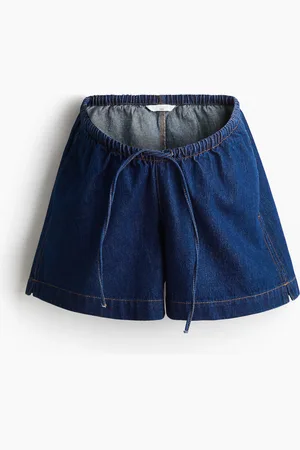H&M MAMA Denimshorts med snøring