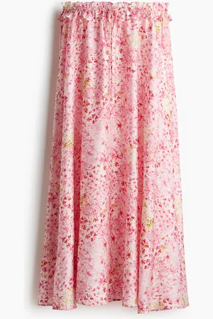 H&M Maxiskjørt med volangkant