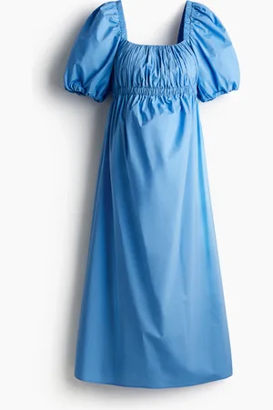 H&M MAMA Poplinkjole i bomullsmiks