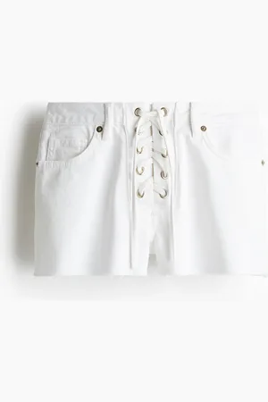 H&M Denimshorts med snøring