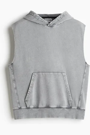 H&M Loose Fit Ermeløs treningshettegenser