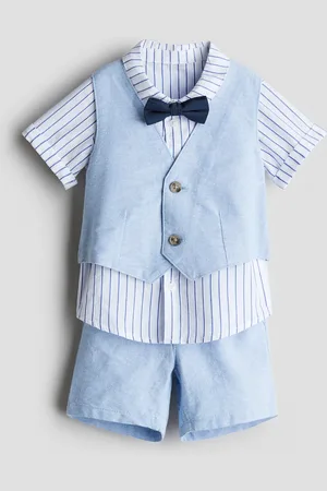 H&M 4-delt dresset sett i linmiks