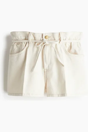 H&M High Rise Paper bag-denimshorts