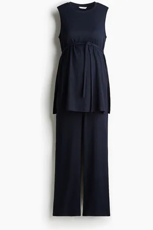 H&M MAMA 2-delt strukturert trikotsett