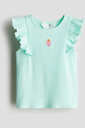 H&M Singlet med brodert motiv