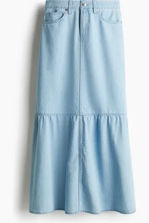 H&M Maxiskjørt i denim