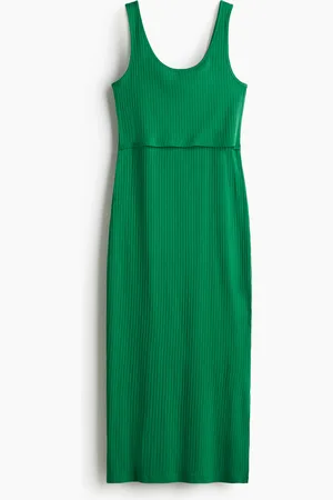 H&M MAMA Ribbestrikket ammekjole