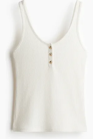 H&M Ribbestrikket singlet