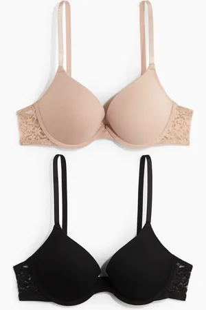 H&M 2-pack push up-bh i bomull