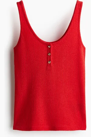 H&M Ribbestrikket singlet
