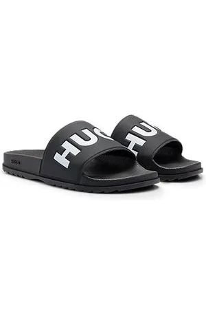 HUGO BOSS Slides with logo strap