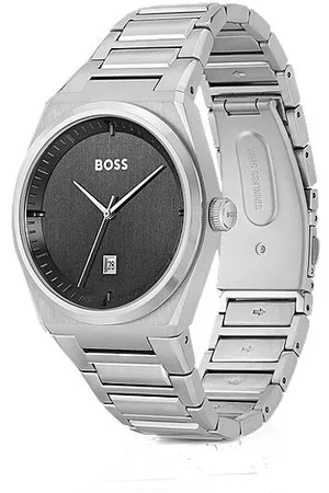 HUGO BOSS Link-bracelet watch with grey dial