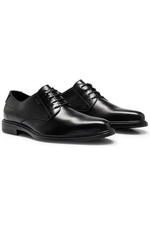 HUGO BOSS Derby shoes in nappa leather with embossed logo