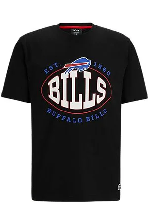 Boss x NFL Stretch-cotton T-Shirt with Collaborative branding- Bills | Men's T-shirts Size 3XL