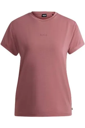 HUGO BOSS Stretch-modal pyjama T-shirt with logo print