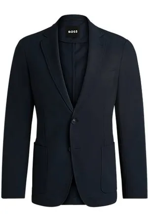 HUGO BOSS Slim-fit jacket in wrinkle-resistant performance-stretch fabric