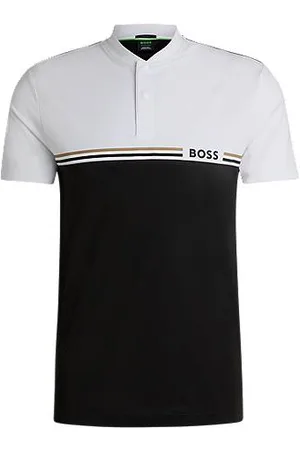 HUGO BOSS X Matteo Berrettini slim-fit polo shirt with UV protection