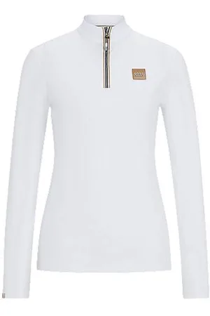 HUGO BOSS Equestrian show top in super-stretch fabric