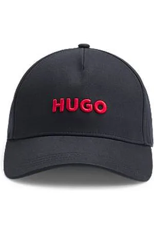 HUGO BOSS Cotton-twill cap with logo on front and visor