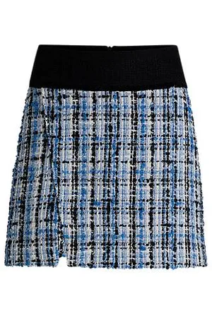 HUGO BOSS Mini skirt in multicoloured tweed