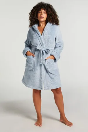 Hunkemöller Fleece kort badekåpe