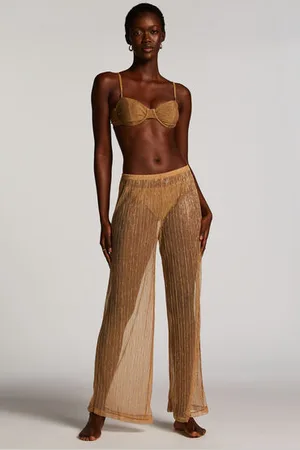Hunkemöller Strandbukser Goldie Shimmer