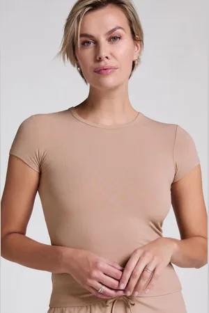Hunkemöller Ribbestrikket Pyjamasoverdel – Basisplagg