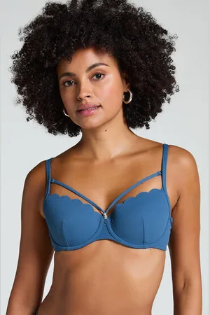 Hunkemöller Polstret bikinitopp med bøyle Scallop