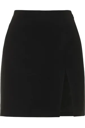 The Andamane Gioia Split Viscose Twill Mini Skirt