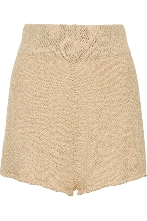 Zulu & Zephyr Cotton Blend Textured Knitted Shorts