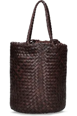 Dragon Diffusion Hand Braided Leather Straps Basket Bag