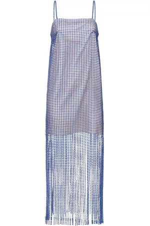 REMAIN Dame Midikjoler - Embellished Lace Fringe Midi Dress
