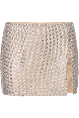 GIUSEPPE DI MORABITO Dame Miniskjørt - Stretch Lycra Mini Skirt W/slit