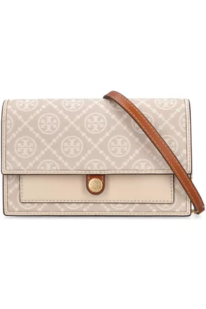 Tory Burch Mini Veske Salg Oslo - T Monogram Denim Dame Blå