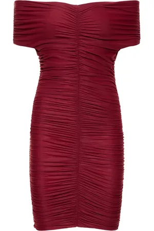 The Andamane Nicola Gathered Stretch Jersey Minidress