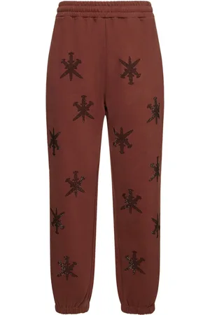 UNKNOWN Rhinestone Dagger Cotton Joggers