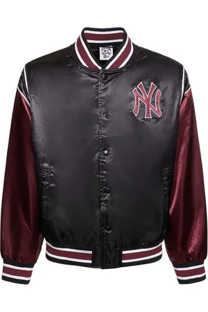 New Era Mlb Ny Yankees Satin Varsity Jacket