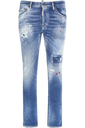 Dsquared2 Skater Stretch Cotton Denim Jeans