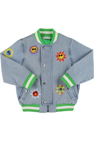 Stella McCartney Organic Cotton Denim Bomber Jacket