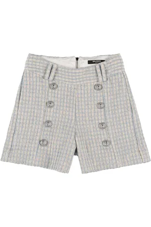 Balmain Lurex Jacquard Shorts