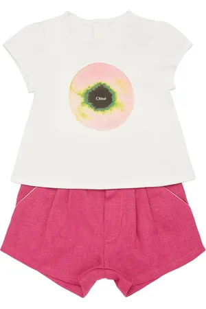 Chloé Cotton T-shirt & Linen Shorts